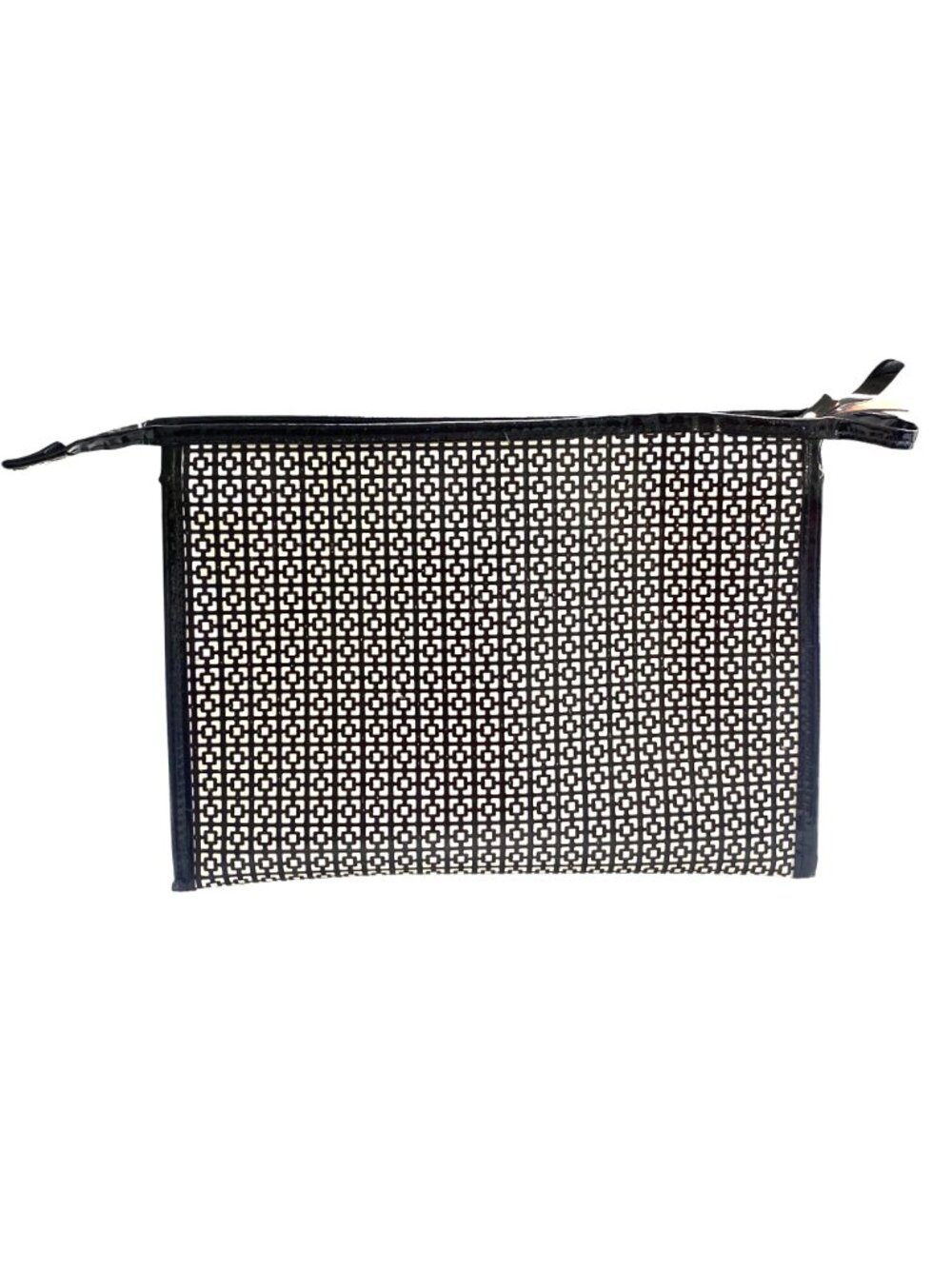Mor Black & White Geometric Pattern Zip-Up Makeup Bag - Picture 2 of 7